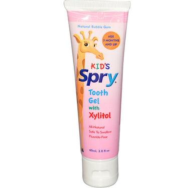 Kid's Spry Tooth Gel with Xylitol - Bubble Gum